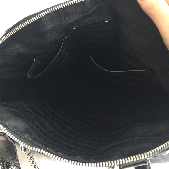 ✨ AUTHENTIC Celine black patent leather handbag